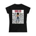 thumbnail image 2 of SHE IS ALL Woman - womens's Softstyle Tee, 2 of 24
