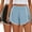 Blue, variant on yillto 2 Pack Women's Athletic Shorts High Waist Running Shorts Sporty Short Gym Elastic Workout Shorts