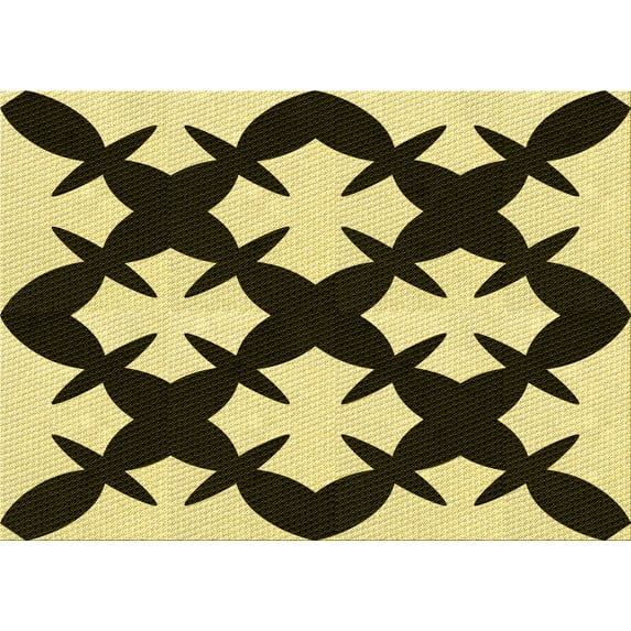 Ahgly Company Machine Washable Indoor Rectangle Transitional Night Red Area Rugs, 2' x 4'