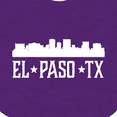 thumbnail image 4 of Inktastic El Paso Texas Skyline TX Cities Boys or Girls Baby Bib, 4 of 4