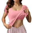 thumbnail image 1 of Débardeur Soutien-Gorge Léger Sans Coutures pour Femmes avec Bonnets Intégrés, 1 of 3