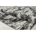 thumbnail image 6 of Rugs America Astor AD40A Onyx Black Transitional Abstract Black Area Rug, 2'6"x8', 6 of 9