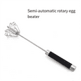 thumbnail image 6 of Rotatable Stainless Steel Kitchen Mixer Manual Whisk Egg Beater Whipping Manual Cream Whisk Semi Automatic Eggbeater, 6 of 8