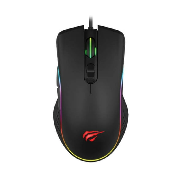HAVIT MS1006 Souris de Jeu Filaire Rétroéclairée RGB 3200dpi_noir