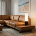 thumbnail image 5 of Tambo Cylindro 18" Petite Accent Table Lamp - Black Oak/Satin Nickel, 5 of 8