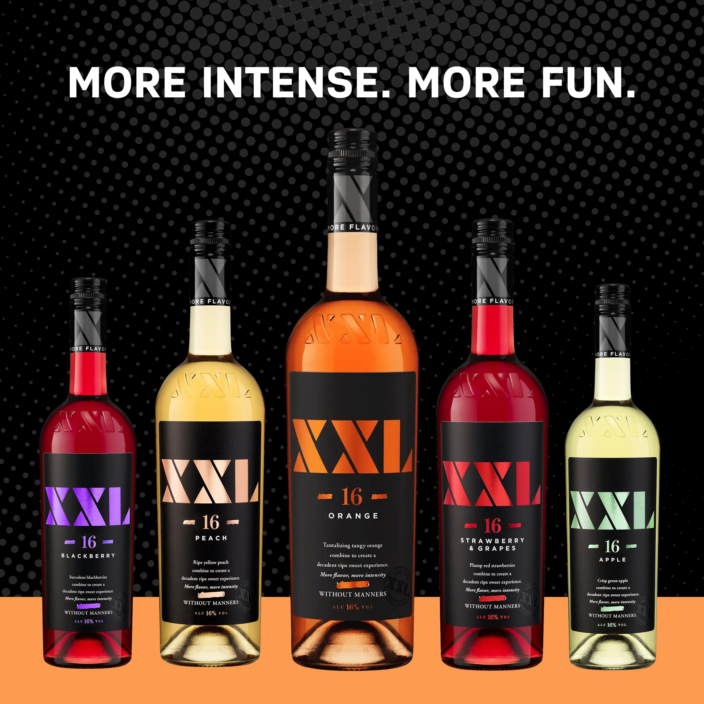 XXL Orange Moscato, 750 ml Glass Bottle, 16% ABV - Walmart.com