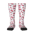 thumbnail image 2 of Picia Women Crew Soft Moisture-wicking Socks Watermelon Pattern Design Cotton Socks, One Size fit All, 2 of 9