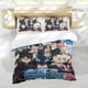 thumbnail image 5 of Exorcista Azul Conjunto de sábanas temático, trío de piezas, cómodo y amigable con la piel, diseño único, regalo de decoración para el hogar para familiares, amigos y fans,173cm *218cm, 5 of 6