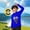 A448 Blue, variant on Big Boys Funny Graphic Sun Protection Hoodie Cute Cartoon Face Print Long Sleeve UV Shield Shirt With Thumb Holes Lightweight Summer Quick Dry Tops
