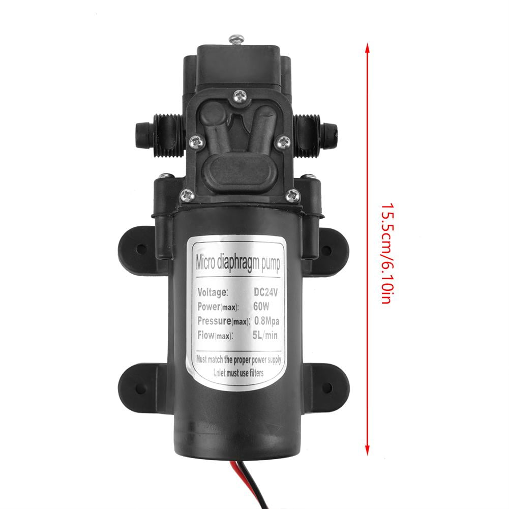 Tebru DC24V 60W 5L/Min Miniature High Pressure Electric Diaphragm Self
