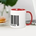 thumbnail image 4 of CafePress - Human Barcode Mug - 11 oz Ceramic Mug - Novelty Coffee Tea Cup, 4 of 6