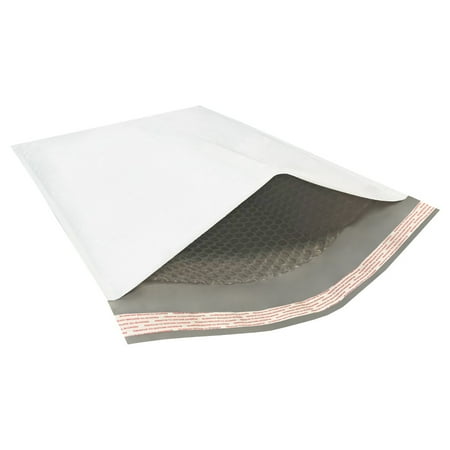 StarBoxes 50 Poly Bubble Mailer Bags 12.5x19" - #6 Envelopes White Self-Seal
