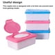 thumbnail image 5 of Matsuzay Dispensador de servilletas recargables a prueba de agua para Hotel en casa, servilletas de baño para sala de estar, caja con tapa, Almacenamiento y organización del hogar Azul, 5 of 6