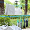 thumbnail image 4 of 3 Pcs Portable Travel Clothesline Adjustable Clothes Drying Line Windproof Non Slip Clothesline for Camping Traveling, 4 of 10