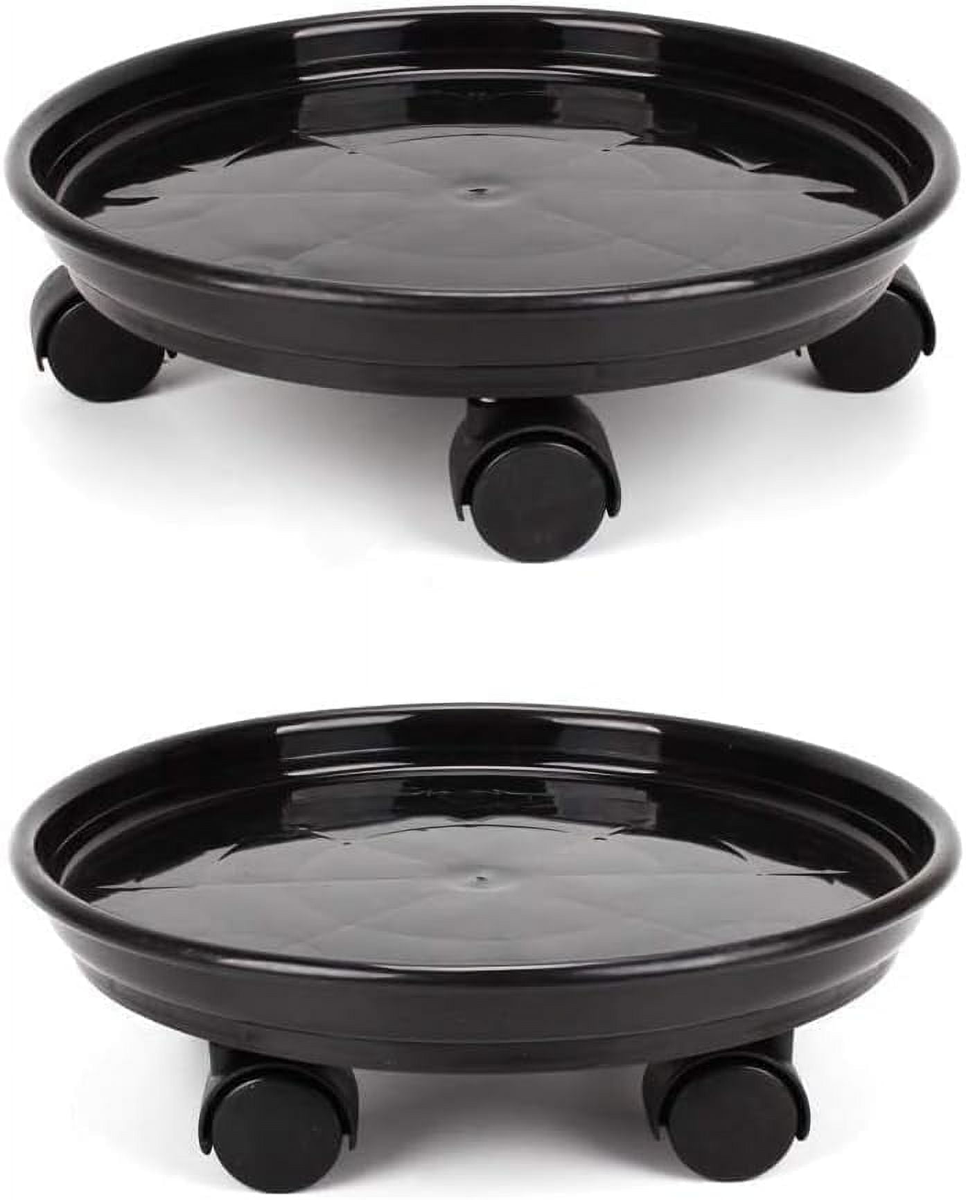Portavaso Con Ruote CERBIOR 14 Pollici - Capacità 68kg, Antracite, Per Interni/esterni