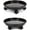 Black, variant on 13 Inch Brown Plant Caddy with Universal Wheels, Movable Planter Dolly Tray, 2-Pack
