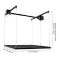thumbnail image 3 of Garage Storage Rack, Overhead Garage Lifting Storage Rack, Adjustable Height Garage Storage Rack, 3 of 8