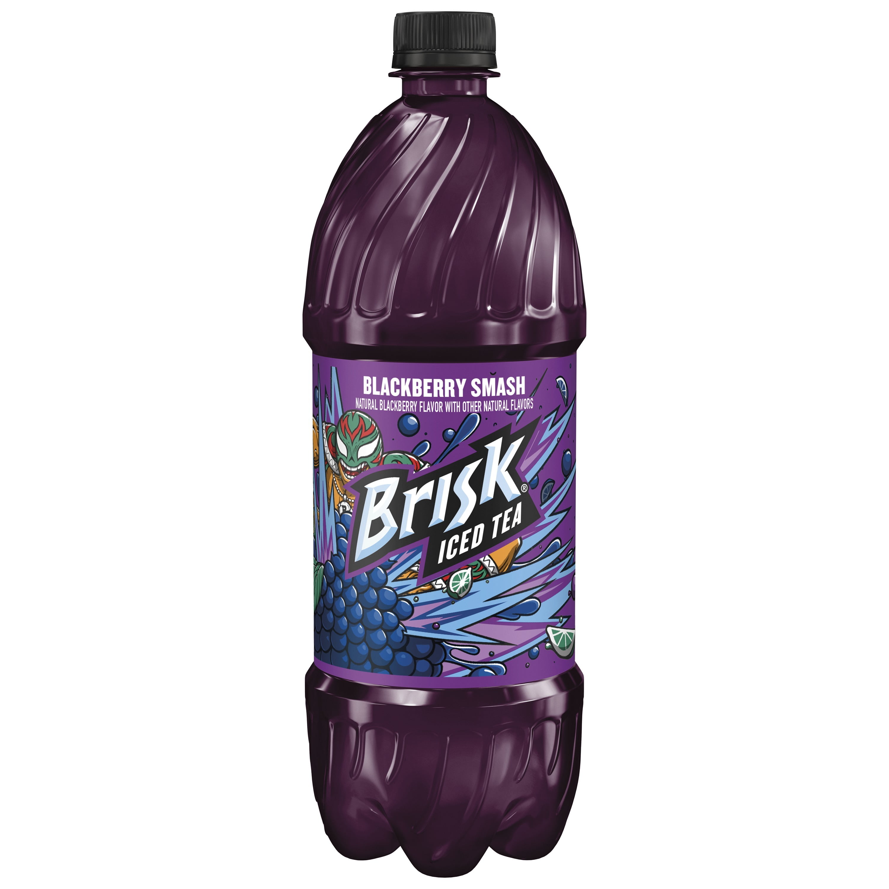 Brisk Iced Tea Blackberry Smash Juice 1 Liter Bottle