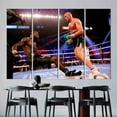 thumbnail image 3 of Deontay Wilder Artwork, Man Cave Art Canvas, Gym Printed, Deontay Wilder and Tyson Fury, Knocks Down Wall Decor, Boxing Canvas Decor, Canvas Wall Decor - 4P-Gallery Wrapped, 3 of 9