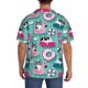 thumbnail image 3 of Fotbe Dogs With Swimming Camisa Estampada de Manga Corta para Hombre, Casual de Verano, Estilo Playero, Sin Arrugas-3X-Large, 3 of 5