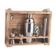 thumbnail image 3 of Juego de coctelera,Kits de barman con soporte Juego de herramientas de barra Utensilios de bar,Juego de coctelera para bebidas mixtas profesional,Juego de herramientas de barra de acero, 3 of 8