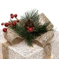 thumbnail image 6 of Northlight Set of 3 Silver Mesh Glittered Gift Boxes Outdoor Decorations, 6 of 6