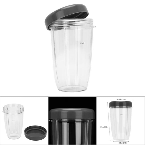 Blender Part Kit Durable Cup Lid Blender Part Kit for for nutri Bullet 900W Blender Accessory Replacement(24Oz)