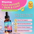 thumbnail image 2 of Gotas naturales Woyamay para pulgas y garrapatas, piel y pelaje, 60 ml, 2 of 9