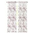 thumbnail image 2 of Achim Home Furnishing Misty Blush Floral Petal Vines  Window Curtain Panels : 52" X 63" Panel - Single, 2 of 6