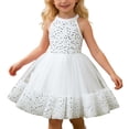 thumbnail image 2 of Sparkly Dress for Girls Summer Party Gown With Sequin Details Elegant Birthday Celebration Attire Girls Princess Dress for Wedding Pageant Gala, 2 of 9