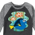 thumbnail image 3 of Disney Finding Dory - Dory, Nemo, & Marlin - Toddler & Youth Raglan Graphic T-Shirt, 3 of 4