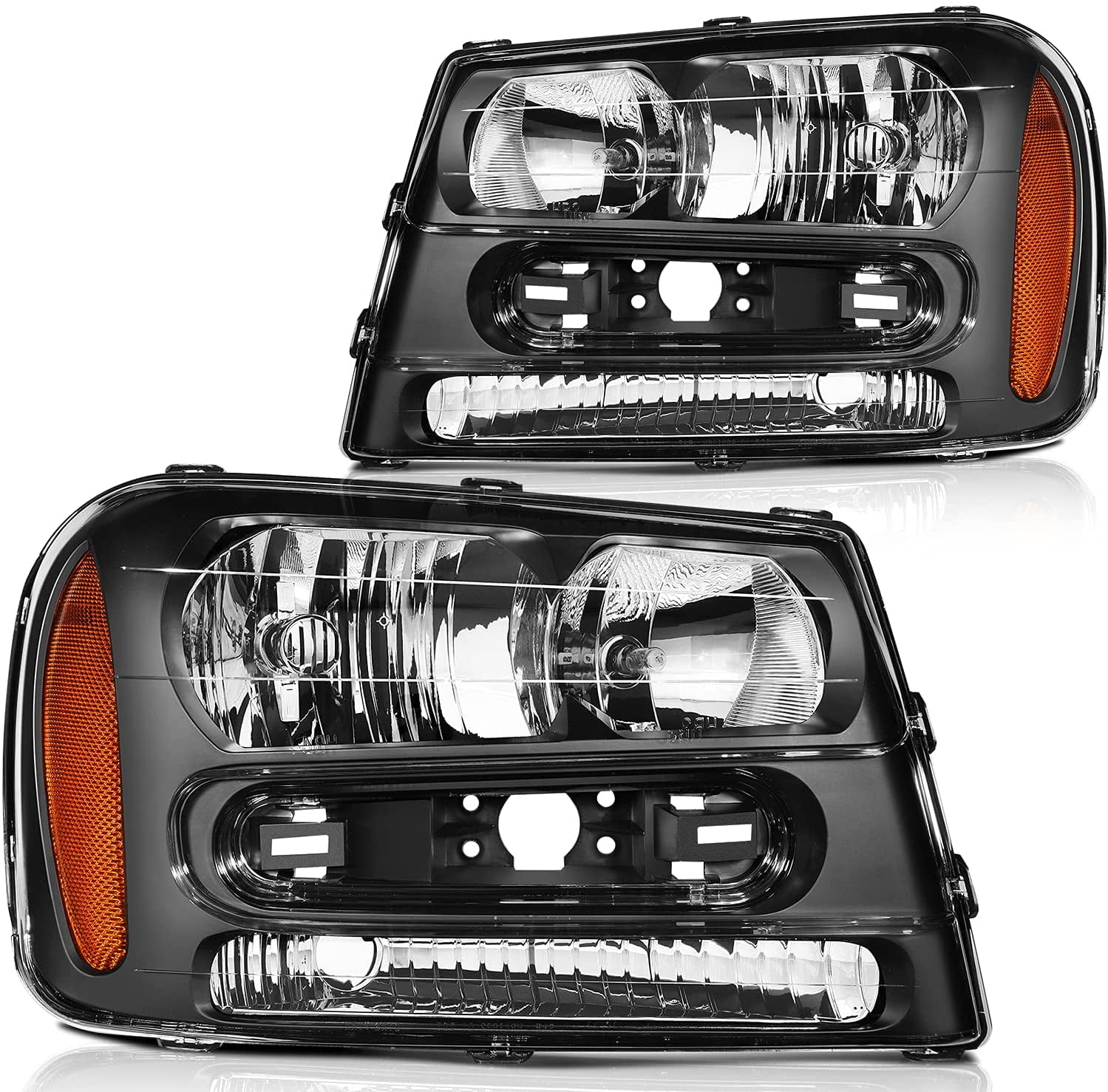 ECCPP Headlights Assembly For Chevrolet Trailblazer 2002-2009 For ...