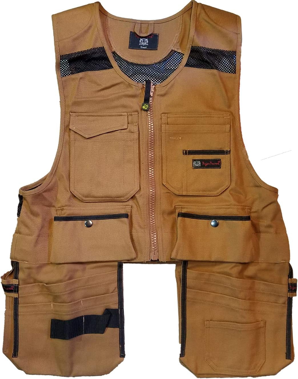 【レア】Brown)2023aw Brook Tool Vest Ciwanning Tool Vest for Men Tool Vest with Adjustable Straps for