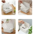 thumbnail image 3 of Household Dust-Proof Wipes Box,Tissue Holder,Tissue Storage Box Case with Lid（Yellow）, 3 of 5