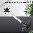 thumbnail image 4 of Huayishang Storage Rack Non Punching Ground Rack Stainless Steel Tableware Storage Rack Kitchen Storage Rack Cooking Spatula Spoon, Kitchen Essentials Clearance Sale Black, 4 of 8