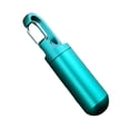 thumbnail image 1 of Pill Holder Keychain Lightweight Multi Purpose Metal for Office Picnic Purse Green, 1 of 8