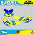 thumbnail image 3 of Kalair GFX Graphics Kit for Suzuki DRZ110 (2002-2009) Icon Series, 3 of 5