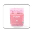 thumbnail image 2 of Walbest 100Pcs/200Pcs Bamboo Cotton Swabs, Double Thread Head Disposable Ear Cleaning Cotton Swab Buds Women Makeup Tool, 2 of 7