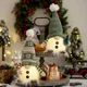 thumbnail image 5 of Muñeco de gnomo de punto brillante con luz LED de noche, decoración navideña 2024, decoración del árbol de Navidad para el hogar, regalo de Año Nuevo 2025, 5 of 5