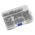 thumbnail image 4 of Kit de tornillos de carenado para motocicleta, repuesto de tornillos de parabrisas de motocicleta M5 M6 coloridos para SUZUKI GSXR600 GSXR750, color negro, 177 Uds., 4 of 12