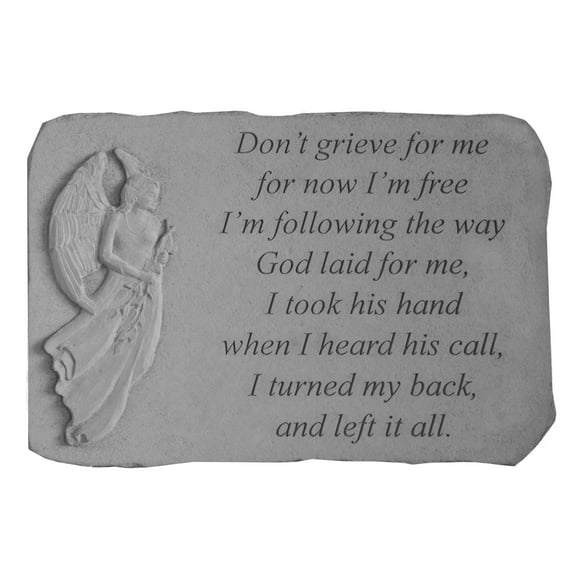 Don’t Grieve… Memorial Garden Stone Décor