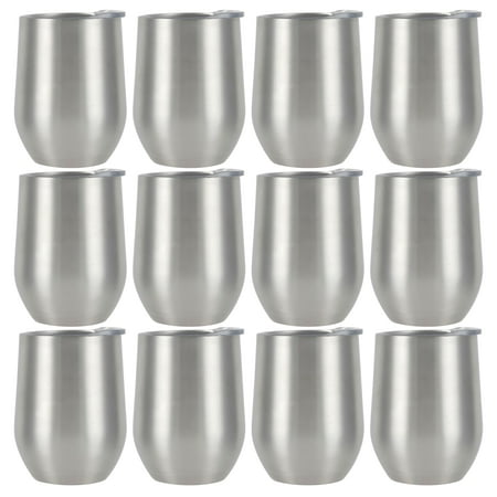 

MICHAELS Bulk 12 Pack: 12oz. Silver Stainless Steel Wine Tumbler by ArtMinds™