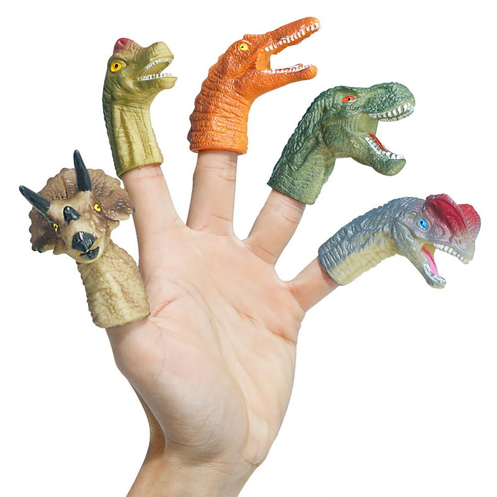 Animal Bath Finger Puppets Dinosaur Head Finger Puppets with Feet Festival Gifts Christmas Milaski Dinosaur Figure Finger Puppets,25PCS Realistic Dinosaur Finger Toys Figure Finger Toys 