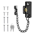 thumbnail image 1 of Door Chain Lock Heavy Duty Stainless Steel Chain Knits Security Door Chain Locks ,Easy to Use, 1 of 7