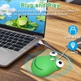 thumbnail image 3 of Dpisuuk Wired Mouse, Cute Animal Frog Computer Mouse, Portable USB Corded Mouse, 1200DPI Optical Mice for Laptop PC Desktop Computer, Green, 3 of 12