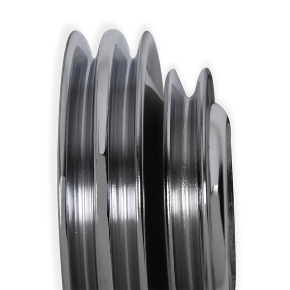 Mr. Gasket Co. 8829 MRG8829 PULLEY,W/P DBL SBF CA SMOG CHR Fits select: 1966-1970,1973 FORD MUSTANG