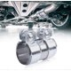 thumbnail image 1 of Exhaust Clamp 50mm Universal Double Stainless Steel Muffler Pipe Band for 2 Inch Automotive ID Tube, 1 of 4