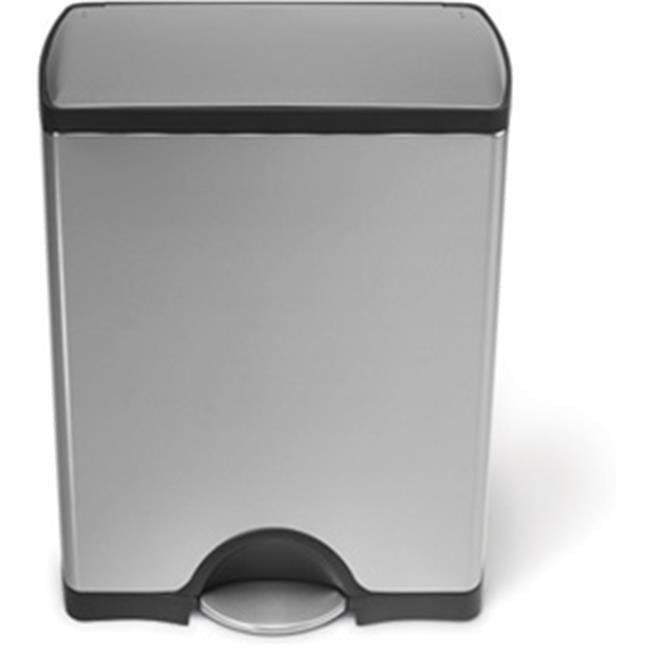 グレー　HUMANMADE STEEL TRASH CAN 即完売 simplehuman 50 Liter, 13.0 Gallon Rectangular Kitchen Step Trash
