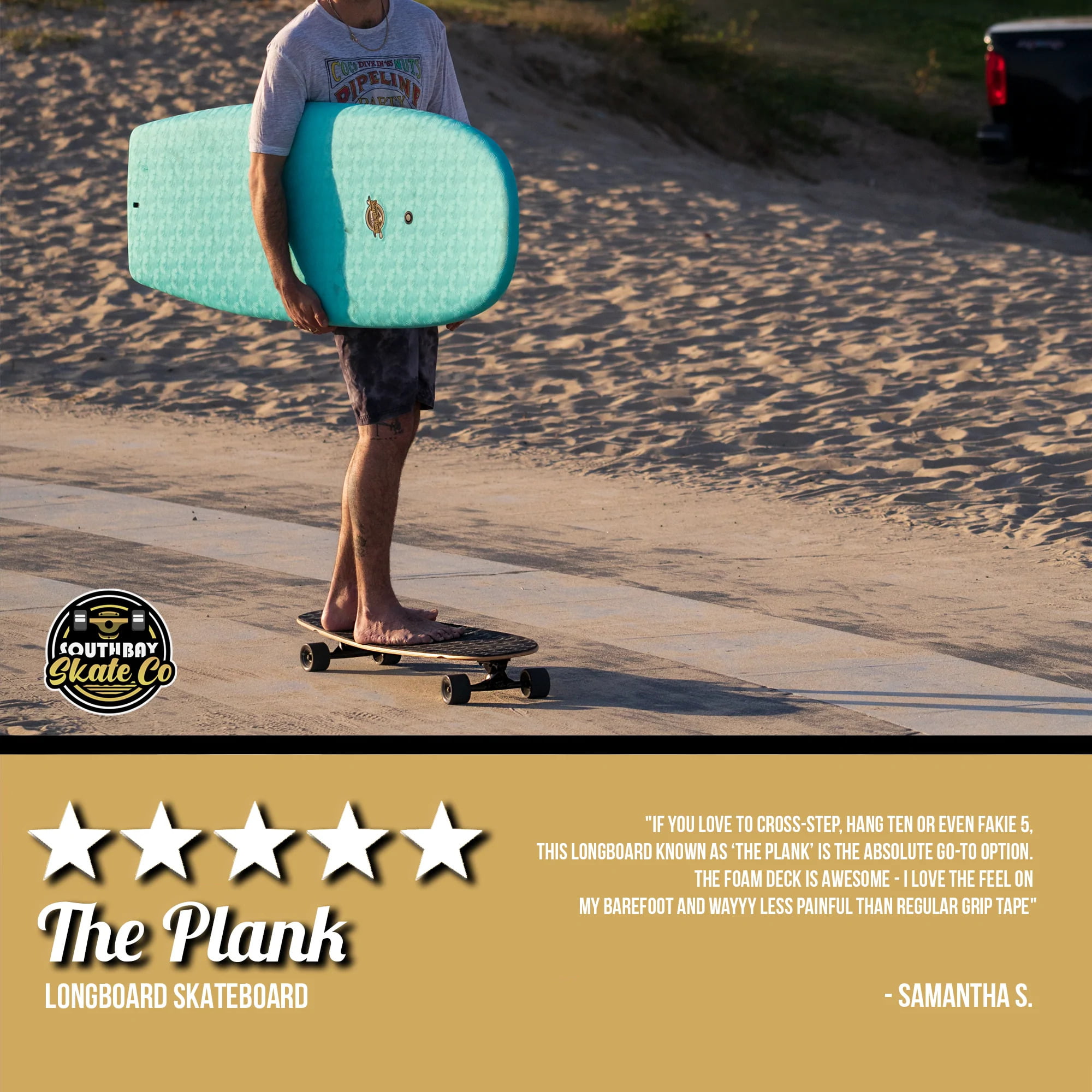The Plank - - Barefoot Skateboards -