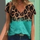 thumbnail image 2 of Camisetas con estampado floral con cuello en V para mujer Blusas femeninas cómodas a la moda Tops OAVQHLG3B Store  lin121212, 2 of 4